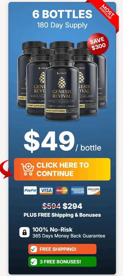 Buy Genesis Revival 6 Bottle